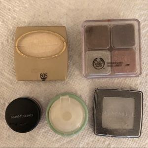 Multiple eyeshadows, all gently used